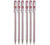 0.7 MM Superb a Sfera Penna Pentel Rosso Olio Base Inchiostro Slim Barile