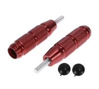 0.71" Parafango Per Motocicletta In Lega Di Alluminio E Plastica 2 Set Rosso