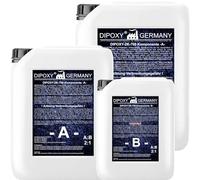 0,75 kg (0,5 Kg 0,25B=0,75 Kg) Resina epossidica bicomponente con indurente EP Trasparente, resistente ai raggi UV DIPOXY-2K-700