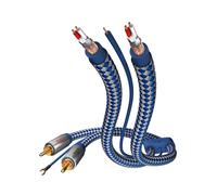 0,75m Inakustik Serie Premium Audio Phonokabel Stereo 75cm Audio Stereo