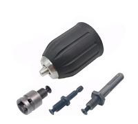 0.8-10mm 3/8 "-24UNF autobloccante mandrino autoserrante autoserrante 3/8" adattatore mandrino for adattarsi alla conversione della chiave a percussione esagonale SDS (Color : Chuck and Shank Set)