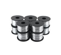 0,8 mm di diametro Tondo for cemento armato Bobina di filo metallico 10 rotoli Anti-ossidazione Strumento industriale Lunghezza 110 m for l'imballaggio di prodotti artigianali Per uso fai da te