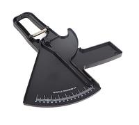 0-80MM Misura di grasso corporeo Calibro skinfold Perdita di peso Tester di misurazione Forma fisica Calibro di grasso corporeo Calibri di grasso corporeo(Nero)