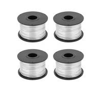 0.8mm Steel Rebar Tie Wire 110m 4pcs for Automatic Rebar Tying Machine, Durable Galvanized Binding Wire for Construction Use