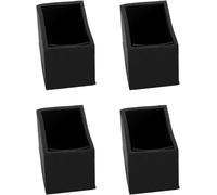 0.8X1.2"/20X30Mm Rettangolo Sedia Gamba Tappi X 4Pz Antiscivolo Gomma Pavimento