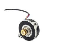 0.9 Degree 36MM Stepper electronic starter DC 12V 2-Phase 4-Wire Round Thin Stepping electronic starter 13 Teeth MXL Pulley Wheel DIY 3D Printer CNC Robot NWPNLXEA