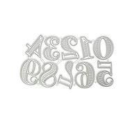 0-9 numeri a righe in metallo fustelle stencil scrapbooking goffratura strumento Die Cuts carta carta album modello stampo scrapbooking Die Cuts Vintage