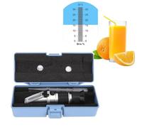 0-90% Brix Meter Rifrattometro, RHB-90ATC Strumento Portatile Per La Misurazione Del Contenuto Di Zucchero, Tester Brix Per La Compensazione Automatica Della Temperatura