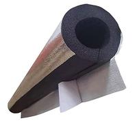 0.95m Coppelle in Lana di Roccia con Alluminio, Tubo Isolante per Tubi, Ignifugo Antigelo, Ispessito Autoadesivo Isolante Utilizzato in Bagno, Tubo di Fabbrica, ID2(Size:ID 48mm/1.89in)