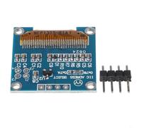 0,96 pollici per display OLED 128 x 64 IIC blu 0,96 pollici per OLED (blu) | 128 x 64 per risoluzione, caratteri blu, testo chiaro, per una leggibilità ideale, design compatto