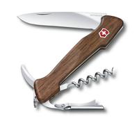 Victorinox, Wine Master Wood, Coltello Svizzero, Originale, Multiuso, Campeggio, 6 Funzioni, Lama, grande, Two step lever, Bloccabile