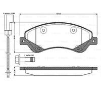 0 986 494 570 BOSCH Kit pastiglie freno, Freno a disco per MERCEDES-BENZ