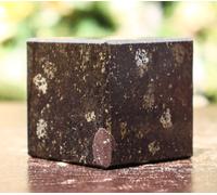 0.98LB 50MM Nera Nuummite Pietra Potere Curativo Metafisico Cubo