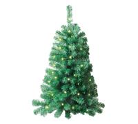 0.9m Alto Pre-lighted Spazio Risparmio Sempreverde Natale Muro Albero