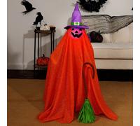 0.9m LED Illuminato Jack-O' -lantern Trick-Or-Treater Halloween Veranda Greeter