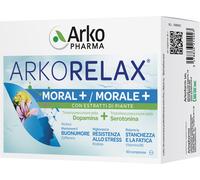 ArkoPHARMA ARKORELAX MORAL+ 60 Compresse con Estratti Vegetali per il Buonumore,