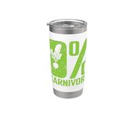 0% Carnivoro Vegetariano Vegano A Base Vegetale Bicchiere termico in acciaio inox doppia parete
