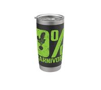 0% Carnivoro Vegetariano Vegano A Base Vegetale Bicchiere termico in acciaio inox doppia parete