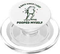 0 Days Since I Last Pooped Myself Frog PopSockets PopGrip per MagSafe