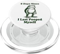 0 Days Since I Last Pooped Myself Frog PopSockets PopGrip per MagSafe