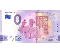 0 Euro bollettine Papa Francesco · Pope Francesco · Souvenir o zero € Biglietto di souvenir Seek 2025-10