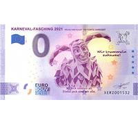 0 Euro Fasching Carnevale 2021 · La quinta stagione · Germania · Souvenir o zero € Biglietto di souvenir