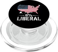 0 Liberal TShirt Americano USA Anti-liberale Repubblicano PopSockets PopGrip per MagSafe