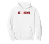 0% Liberale Zero Percentuale Liberale Anti Liberale 0% Liberale Felpa con Cappuccio