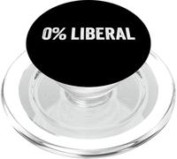 0% Liberale Zero Percentuale Liberale Anti Liberale 0% Liberale PopSockets PopGrip per MagSafe