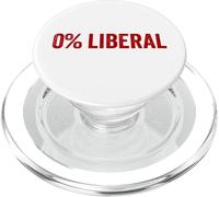 0% Liberale Zero Percentuale Liberale Anti Liberale 0% Liberale PopSockets PopGrip per MagSafe