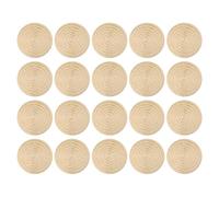 0 Pezzi Di Sottobicchieri Dorati, Set Di Set Set Set Slip Isolamento, Sottobicchieri Rotondi, Compagni Di Tavolo Di Plastica, Decorazione Del Desktop Per La Casa