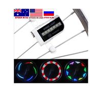 (0)ZK30 Offerta Dropshipping Luce per raggi di pneumatici per ruote di bicicletta a 14 LED colorati