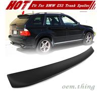 00-06 Fit For BMW X5 Series E53 A Type 5D Trunk Spoiler Wing ABS Matte Black