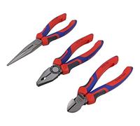 00 20 11 pinza Set di pinze, Set pinze blu, Set di pinze, Acciaio, Polipropilene (PP), Blu/Rosso, 810 g