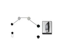 STAFFA SUPPORTO A PARETE FISSO DA 23" A 55" WSD-908F