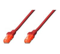 0000035150 Digitus CAVO DI RETE DRITTO NON SCHERMATO CAT.6E 3 MT ROSSO (DK161403