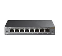 TP-Link TL-SG108E Gestito L2 Gigabit Ethernet (10/100/1000) Nero