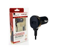 0000047040 Tecno CARICATORE AUTO MICRO USB 2,4A (TC-CA01)