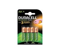 0000047702 Duracell BATTERIE RICARICABILI STILO AA 1300MAH CONF. 4PZ