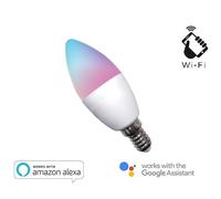 HOMCLOUD LAMPADA LED SMART EE-45WE14 RGB + BIANCO CALDO E14 C37 DIMMERABILE WIFI - ALEXA E GOOGLE HOME**PUOI PAGARE ANCHE ALLA CONSEGNA!!!**