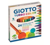 0000051698 Fila PENNARELLI GIOTTO TURBOCOLOR COLORI ASSORTITI - 24 PEZZI