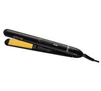 Ariete 8143 Gold Hair - Piastra per Capelli in Ceramica - Capelli Lisci, Onde e Ricci - Anti-Crespo - Temperatura Costante - Blocco Piastre - Nero