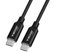 0000056958 Tecno CAVO DATI E RICARICA TC-171 TYPE-C TO TYPE-C 3A NERO
