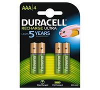 0000058709 Duracell BATTERIE RICARICABILI MINISTILO AAA 900MAH CONF. 4PZ