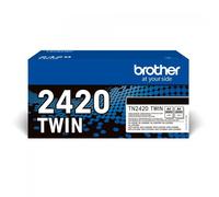 0000060113 Brother TONER ORIGINALE BROTHER TN-2420 TWIN NERO CONF. 2 PEZZI