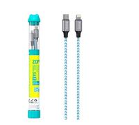 0000061862 Devia CAVO RICARICA RAPIDA BUBBLE TIPO-C LIGHTNING 3A 27W (DETACL715B