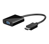 0000061920 Goobay ADATTATORE HDMI M / VGA F CON CAVO AUX DA 3.5MM - NERO