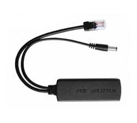 0000062787 Tecno ADATTATORE POE SPLITTER IN 44-57V OUT 12V 10/100MBPS (TC-1210J-