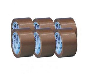 0000063830 Syrom NASTRO ADESIVO 50MM X 66MT IN PPL - SYLENE - AVANA (6 PEZZI)