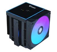 Cooler itek "icy-6hat" (raff. aria) 250w tdp, 6 hp, 2*12cm argb fan,temper. digital display+sw -skt universale - itaci6hat